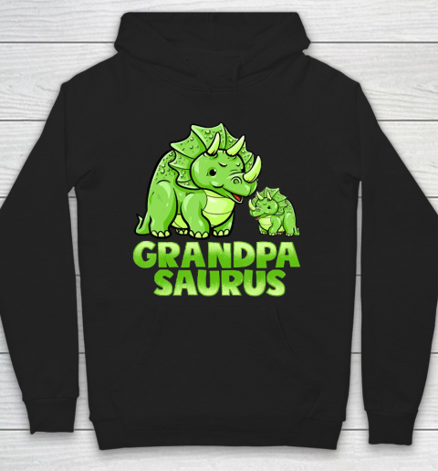 Grandpa Funny Gift Apparel  Grandpa Saurus Dinosaur Funny Grandpasaur Hoodie