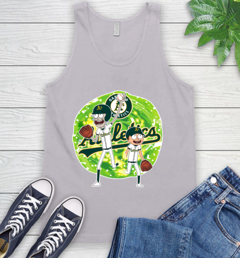 MLB Oakland Athletics Rick And Morty Baseball Sports Tank Top 4