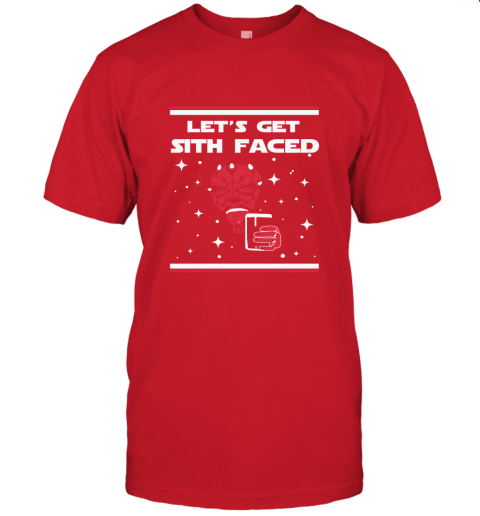 Star Wars Christmas Lets Get Sith Faced Unisex Jersey Tee