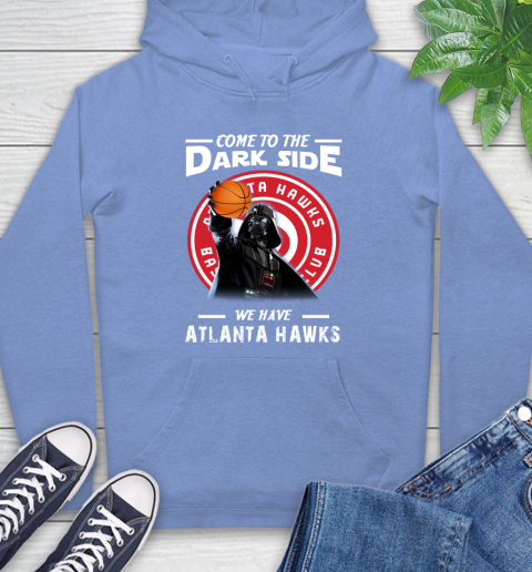 NBA Come To The Dark Side We Have Atlanta Hawks Star Wars Darth Vader Basketball Hoodie 11