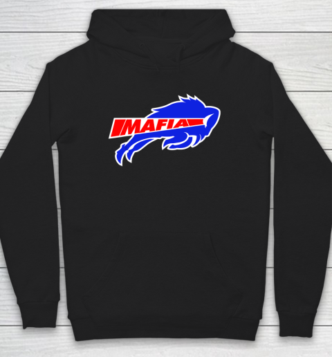 WNY Pride T Shirt  Blue and Red Buffalo Hoodie