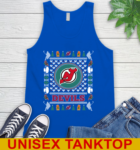 New Jersey Devils Merry Christmas NHL Hockey Loyal Fan Tank Top 4