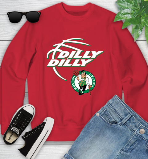 NBA Boston Celtics Dilly Dilly Basketball Sports Youth Sweatshirt 9
