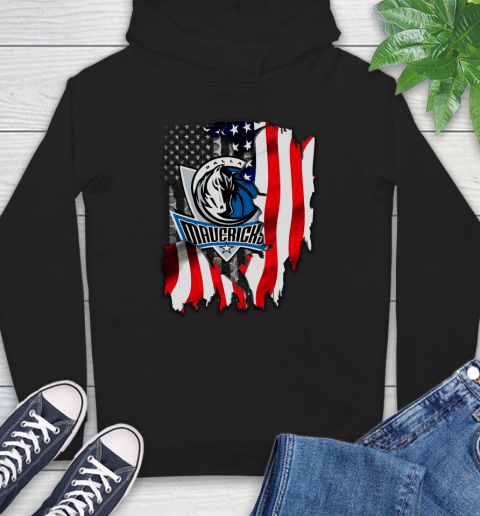 Dallas Mavericks NBA Basketball American Flag Hoodie