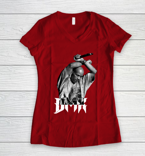 DMX vintage rap Women's V-Neck T-Shirt 8