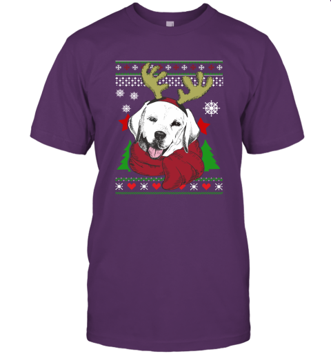 Labrador Ugly Christmas Unisex Jersey Tee