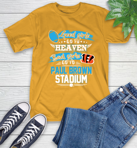 Cincinnati Bengals NFL Bad Girls Go To Paul Brown Stadium Shirt T-Shirt 2