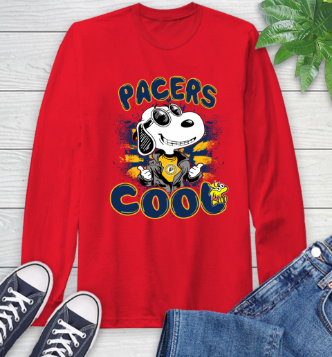 NBA Basketball Indiana Pacers Cool Snoopy Shirt Long Sleeve T-Shirt 12