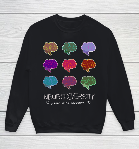 Neurodiversity Positivity Autism Awareness Youth Sweatshirt