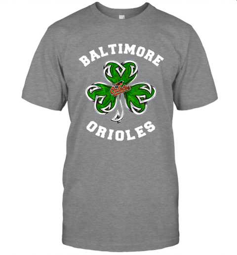 MLB Baltimore Orioles Three Leaf Clover St Patrick's Day Baseball Sports Tank  Top