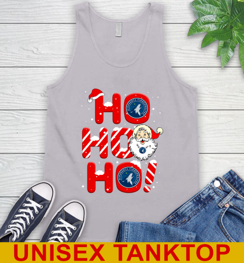 Minnesota Timberwolves NBA Basketball Ho Ho Ho Santa Claus Merry Christmas Shirt Tank Top 3