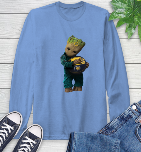 NBA Groot Guardians Of The Galaxy Basketball Sports Indiana Pacers Long Sleeve T-Shirt 11