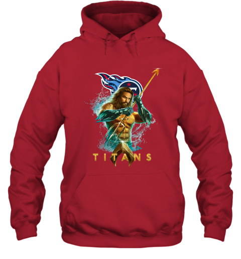 NFL Tennessee Titans Aquaman DC Football Sports oEknLpkIYvS hoodie 23 95 151514 front red