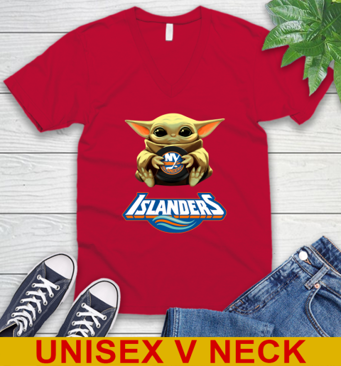 NHL Hockey New York Islanders Star Wars Baby Yoda Shirt 55