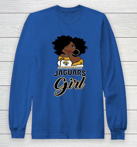 Jacksonville Jaguars Girl NFL Long Sleeve T-Shirt 9