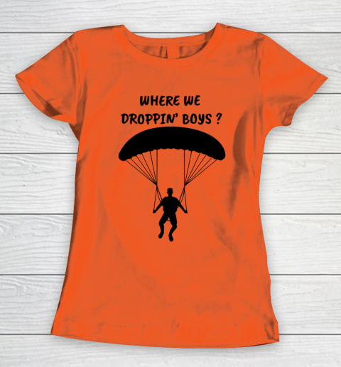 Fortnite Tshirt Where we droppin Boys Women's T-Shirt 2