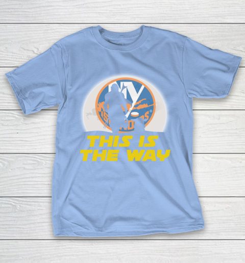 New York Islanders NHL Ice Hockey Star Wars Yoda And Mandalorian This Is The Way T-Shirt 10