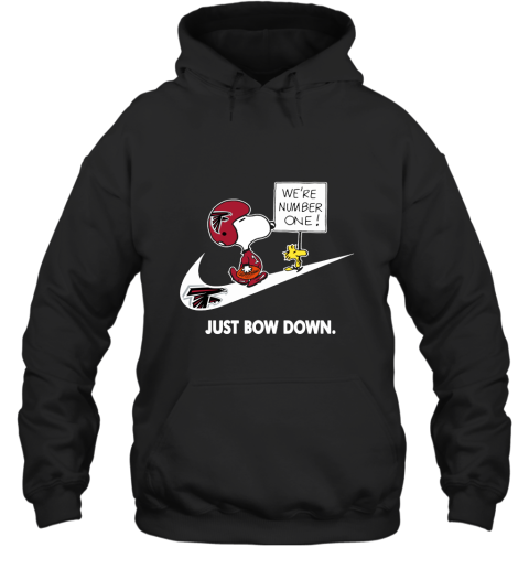 Atlanta Falcons Are Number One – Just Bow Down Snoopy Hoodie