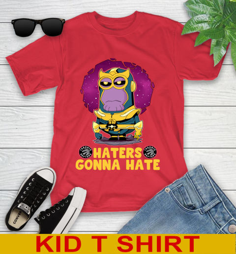 NBA Basketball Toronto Raptors Haters Gonna Hate Thanos Minion Marvel Shirt Youth T-Shirt 10