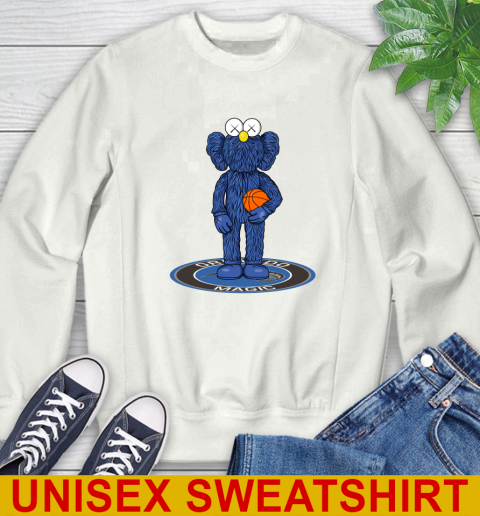 NBA Basketball Orlando Magic Kaws Bff Blue Figure Shirt Sweatshirt