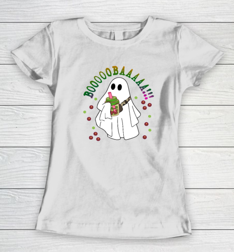 Halloween Ghost Boobaa Funny Women's T-Shirt