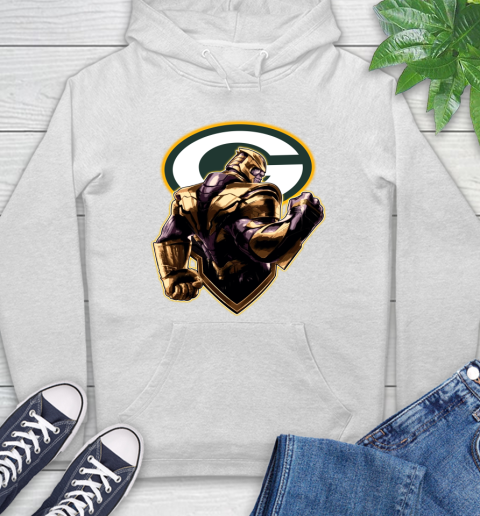 NFL Thanos Avengers Endgame Football Sports Green Bay Packers Hoodie