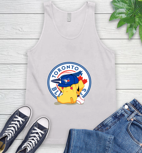 MLB Pikachu Baseball Sports Toronto Blue Jays Tank Top