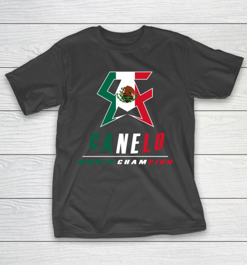 Canelo alvarez World Champion Mexico T-Shirt