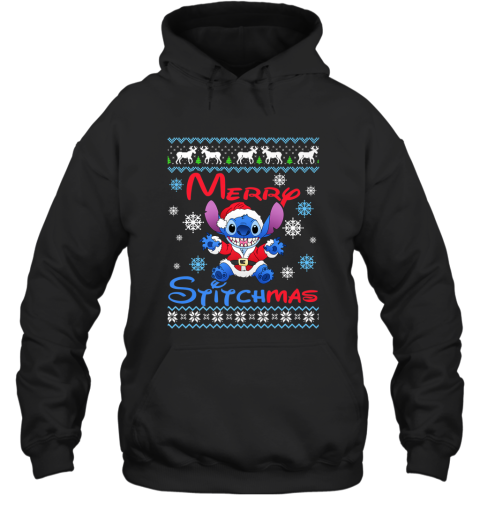 Merry Stitchmas Christmas Sweater Hooded