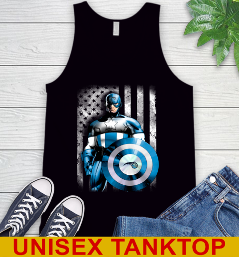 Orlando Magic NBA Basketball Captain America Marvel Avengers American Flag Shirt Tank Top