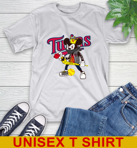 Minnesota Twins MLB Baseball Mickey Peace Sign Sports T-Shirt 12