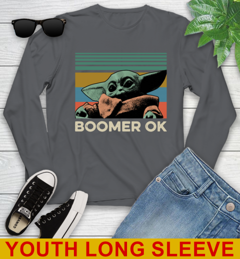 Baby Yoda Boomer OK Star Wars Vintage Shirts 125