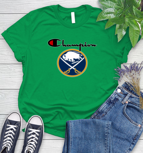 NHL Hockey Buffalo Sabres Champion Shirt Women's T-Shirt 4