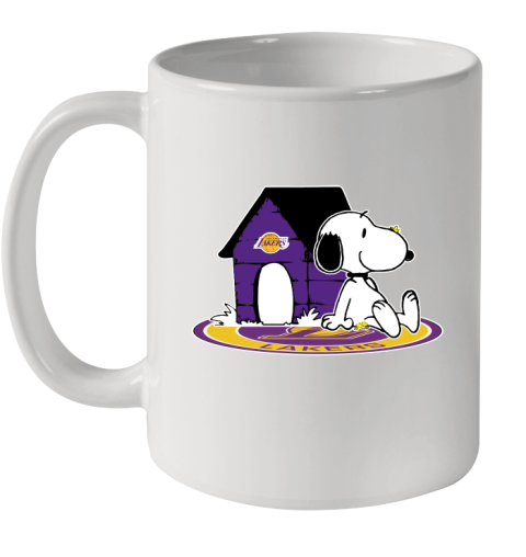 NBA Basketball Los Angeles Lakers Snoopy The Peanuts Movie Shirt Ceramic Mug 11oz