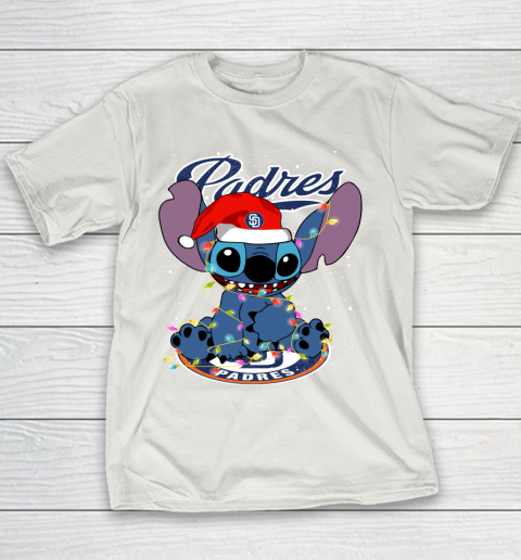 San Diego Padres MLB noel stitch Baseball Christmas Youth T-Shirt 8
