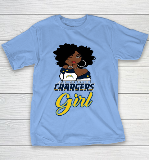 Los Angeles Chargers Girl NFL Youth T-Shirt 10