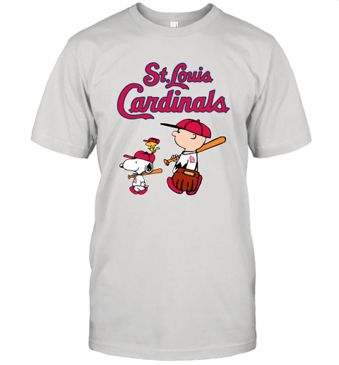 St Louis Cardinals Let's Play Baseball Together Snoopy MLB Shirt