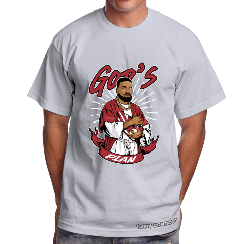 Air Jordan 1 OFF White Chicago Matching Sneaker Tshirt Frake God's Plan Red and White Jordan Tshirt