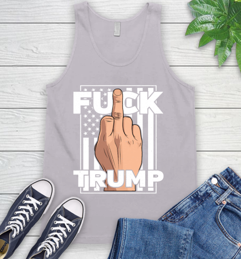 Fuck Trump Middle Finger Anti Republican T Shirt 68