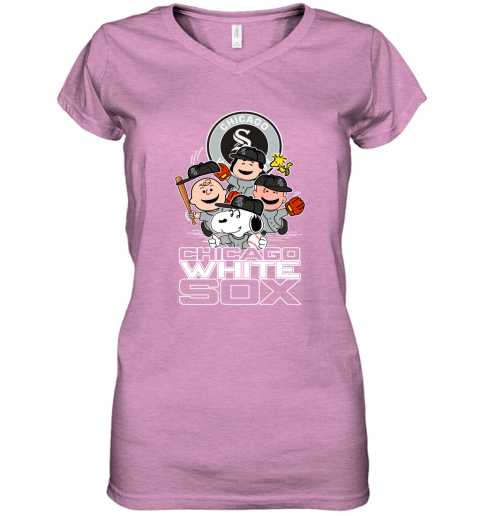 MLB Chicago White Sox Women's White and Pink Jersey by Nike