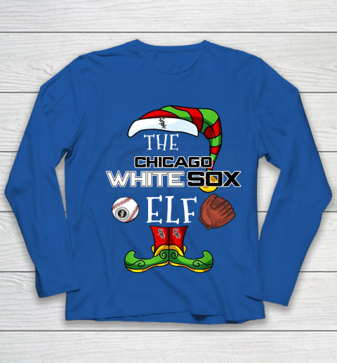 Chicago White Sox Christmas ELF Funny MLB Youth Long Sleeve 7