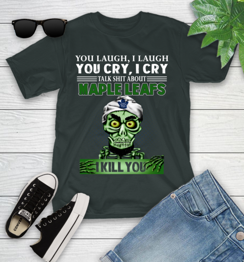 NHL Talk Shit About Toronto Maple Leafs I Kill You Achmed The Dead Terrorist Jeffrey Dunham Hockey Youth T-Shirt 6