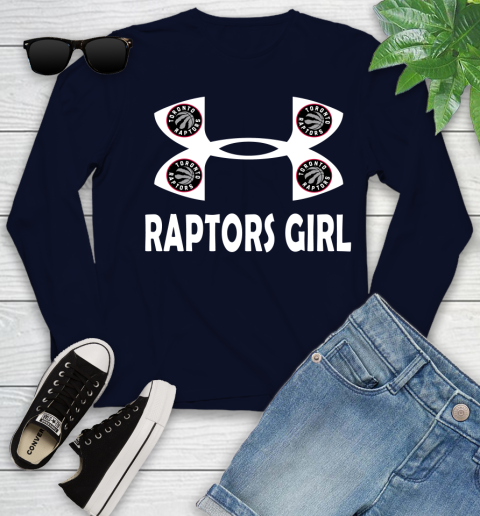 NBA Toronto Raptors Girl Under Armour Basketball Sports Youth Long Sleeve 2