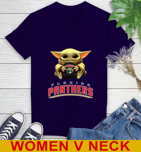 NHL Hockey Florida Panthers Star Wars Baby Yoda Shirt 80
