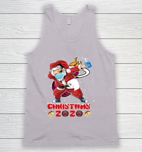 Miami Heat Funny Santa Claus Dabbing Christmas 2020 NBA Tank Top 3