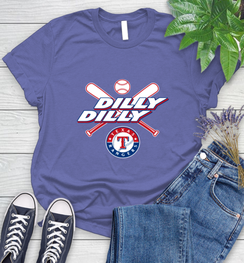 MLB Texas Rangers Dilly Dilly Baseball Sports Women's T-Shirt 11