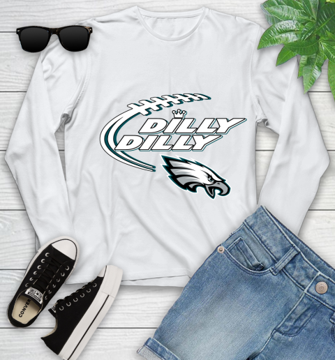 NFL Philadelphia Eagles Dilly Dilly Football Sports Youth Long Sleeve
