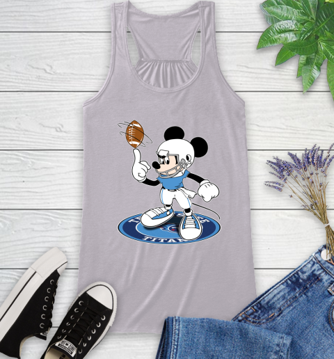 NFL Football Tennessee Titans Cheerful Mickey Disney Shirt Racerback Tank 5