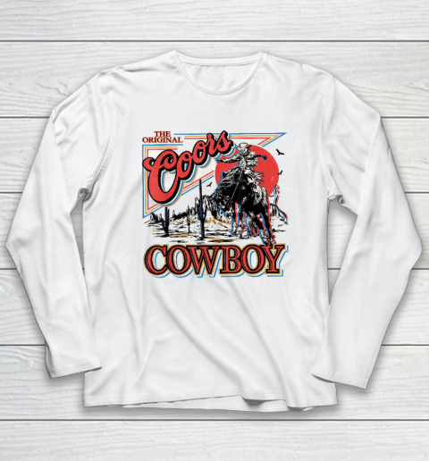 Coors Cowboy Western Life Design, Cowboy Life Long Sleeve T-Shirt