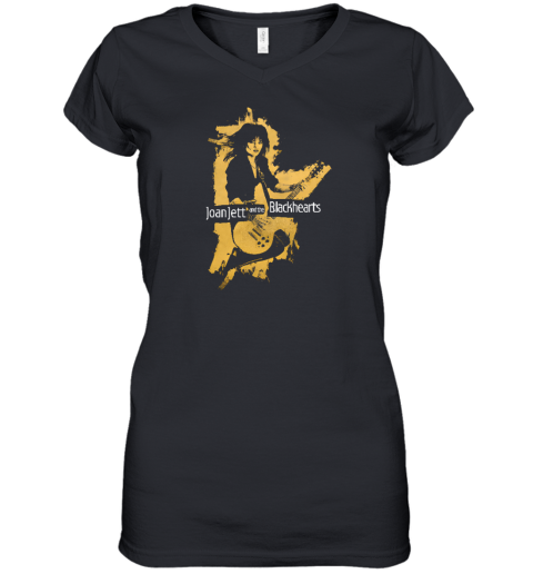 Yellow Silhouette Joan Jett And The Blackhearts Women's V